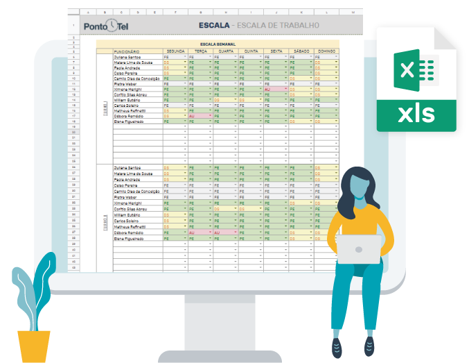 View Tabela De Escala De Trabalho Excel Png Plani Cloobx Hot Girl My XXX Hot Girl