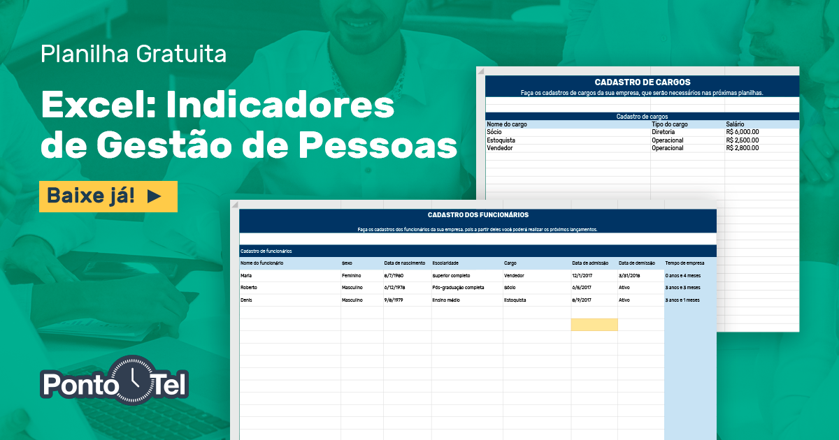 Baixe Gr Tis Planilha De Indicadores Para O Rh