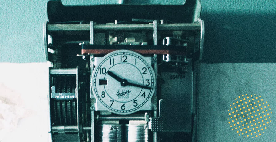 foto de um relógio