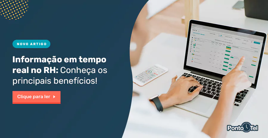 Imagem de Informação em tempo real no RH: conheça os benefícios e como utilizar!