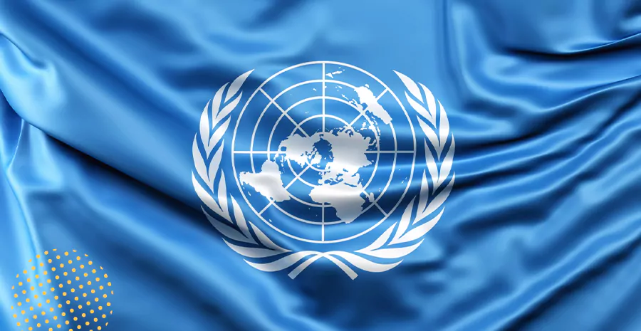 imagem da bandeira da ONU